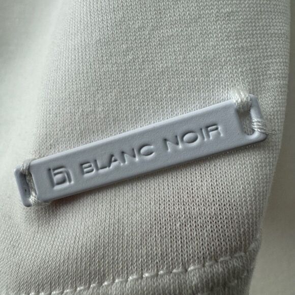 Blanc Noir White and Black V-Neck Tank Top Size Med - Picture 6 of 9